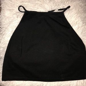 Black crop top